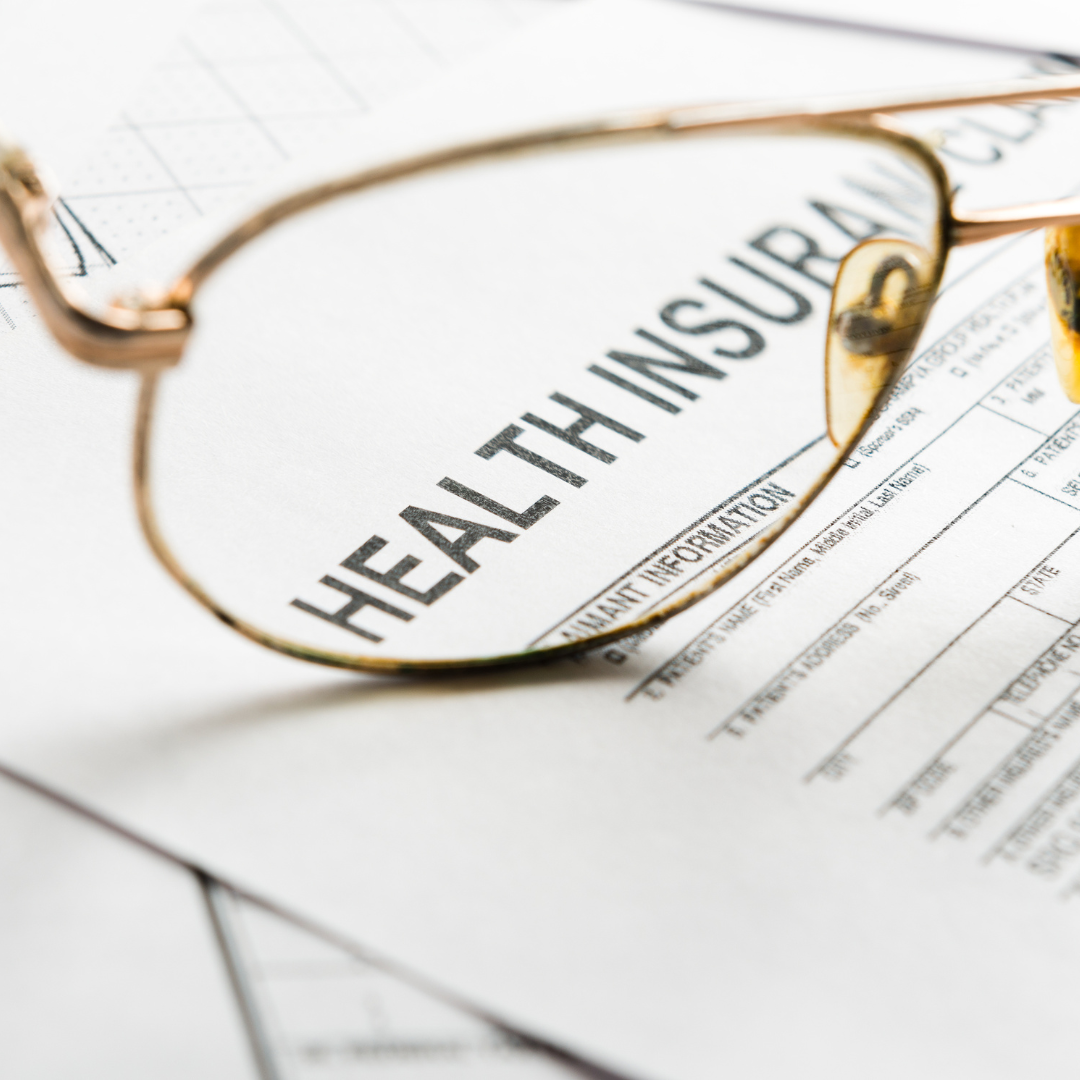 Health insurance forms.